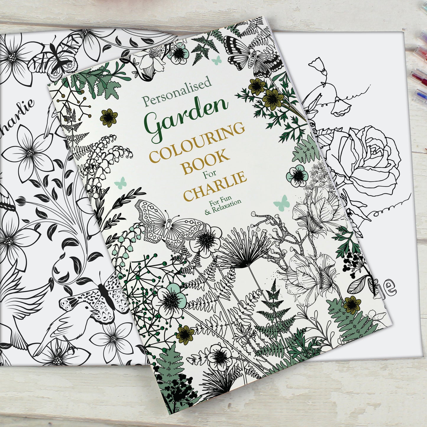 Personalised Gardening Colouring Book - MK&JD Gifts