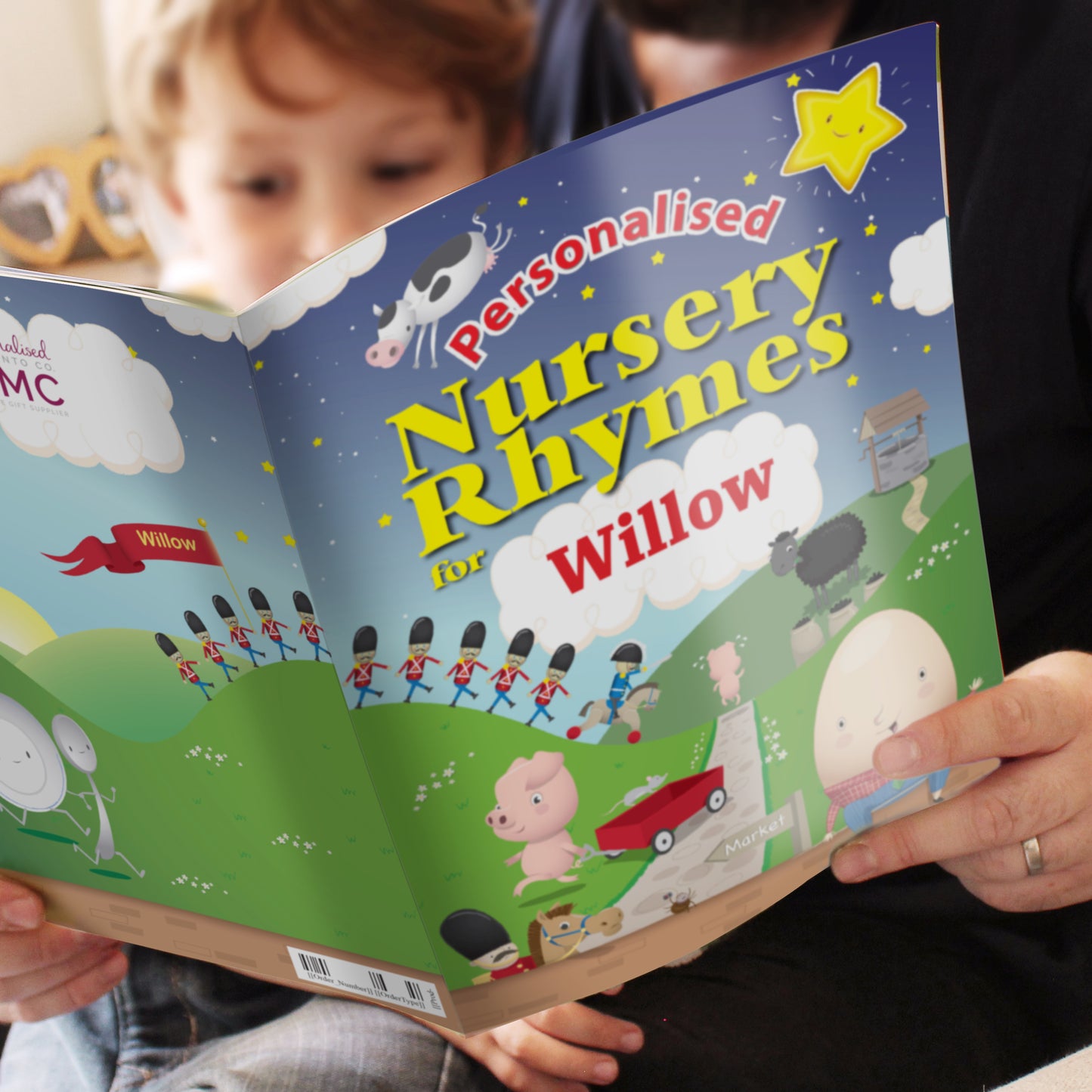 Personalised Nursery Rhyme Book - MK&JD Gifts