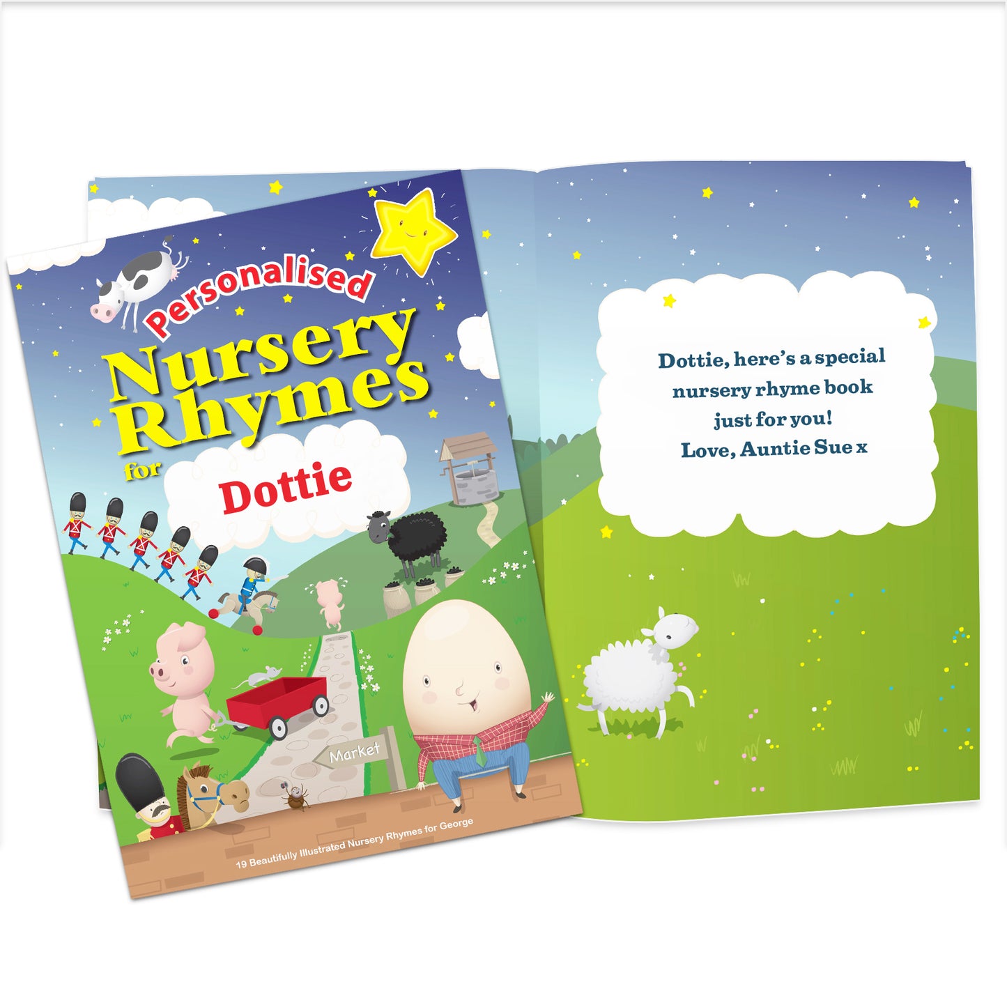 Personalised Nursery Rhyme Book - MK&JD Gifts