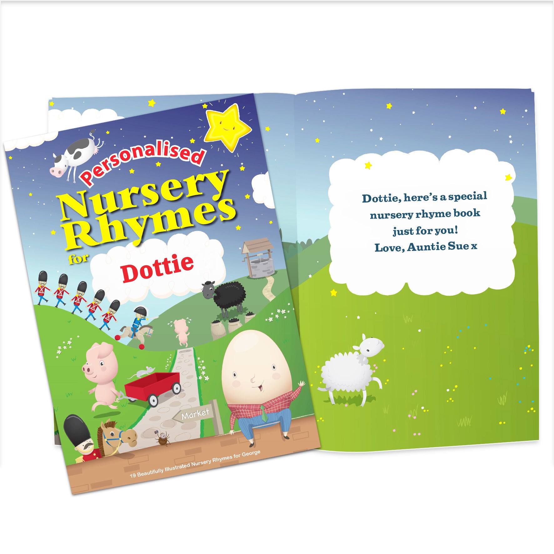 Personalised Nursery Rhyme Book - MK&JD Gifts