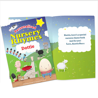 Personalised Nursery Rhyme Book - MK&JD Gifts