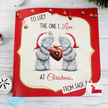 Personalised Me to You The One I Love at Christmas Poem Book - MK&JD Gifts