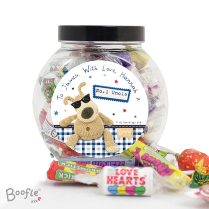 Personalised Boofle Stars Sweet Jar - MK&JD Gifts