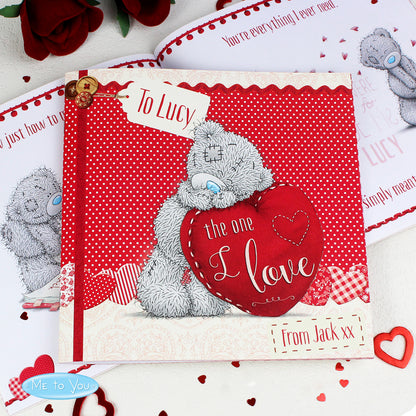 Personalised Me to You The One I Love Poem Book - MK&JD Gifts
