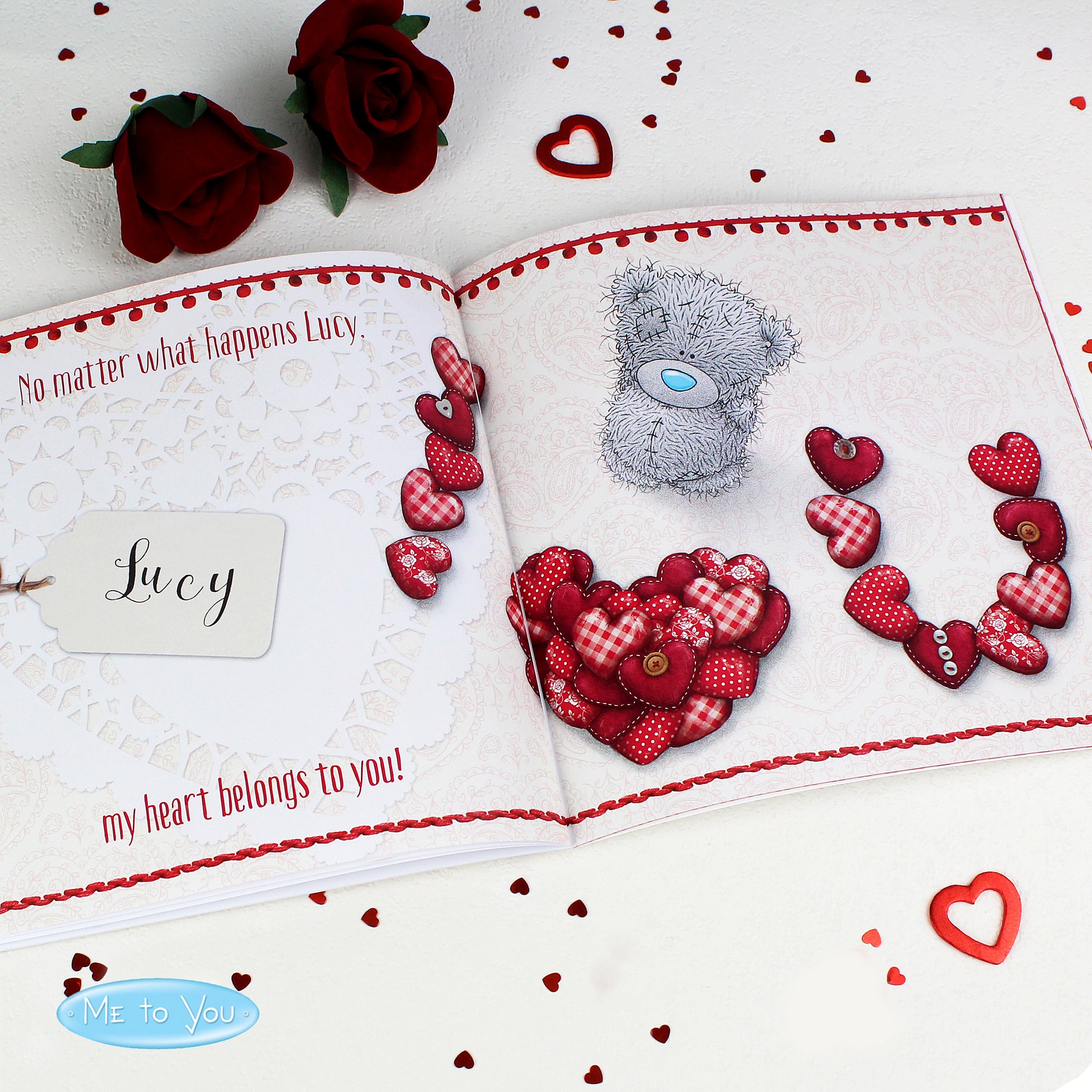 Personalised Me to You The One I Love Poem Book - MK&JD Gifts