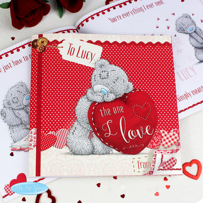 Personalised Me to You The One I Love Poem Book - MK&JD Gifts