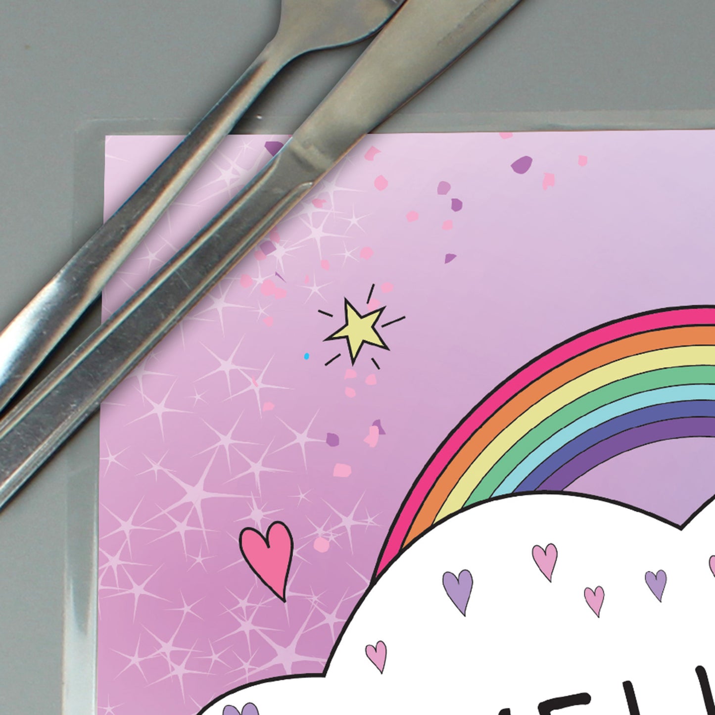 Personalised Unicorn Placemat - MK&JD Gifts