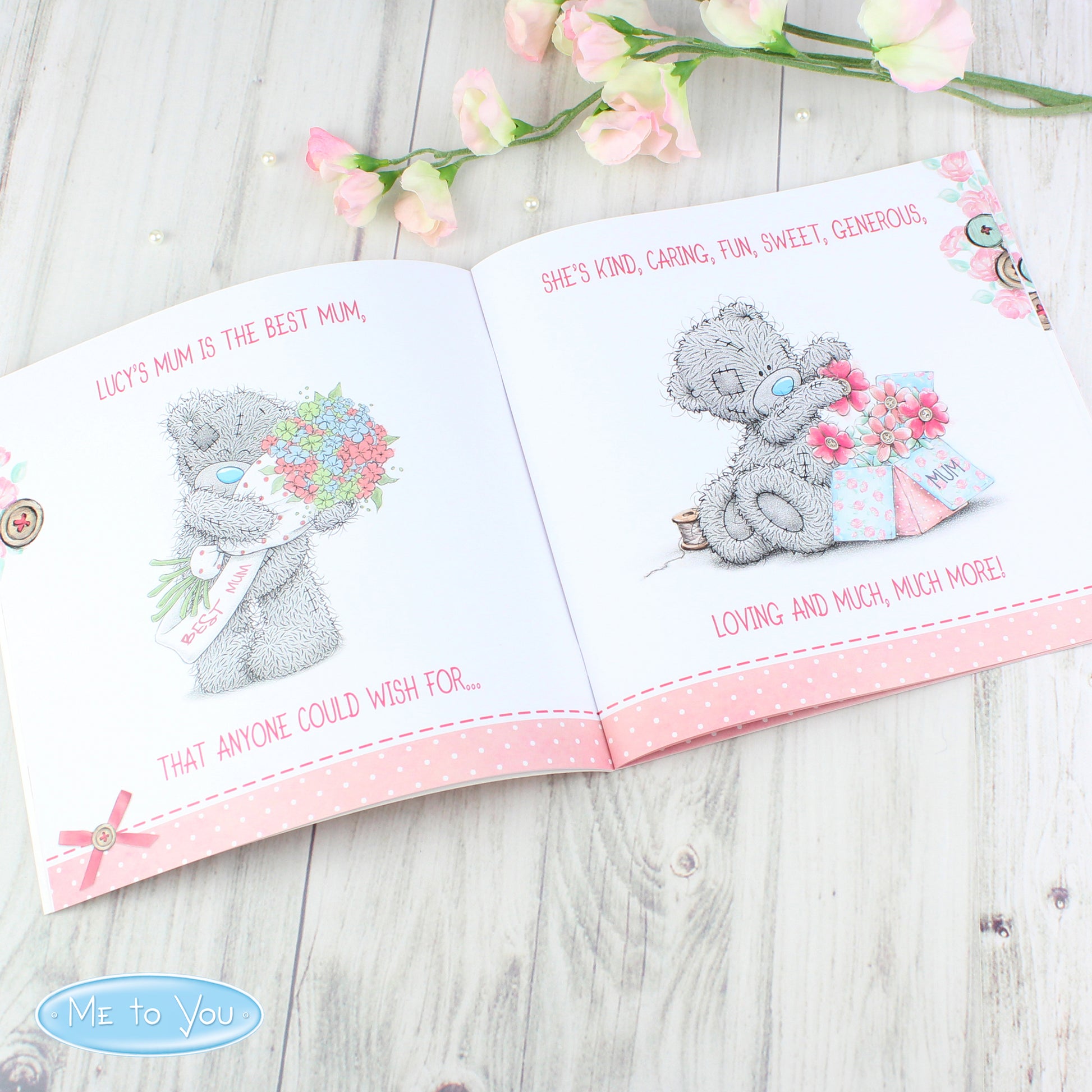Personalised Me to You Mum Nan Grandma Poem Book - MK&JD Gifts