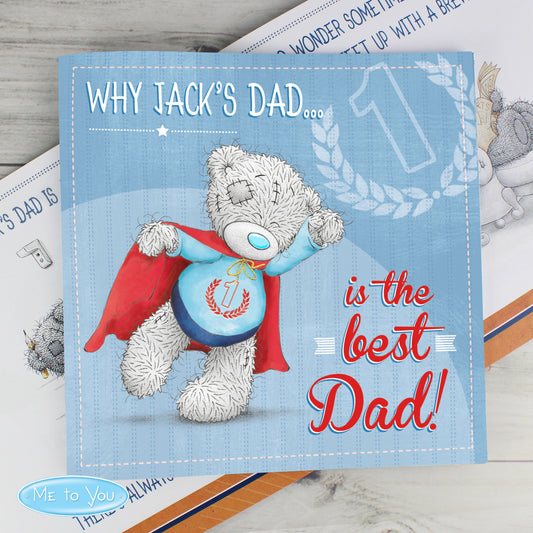 Personalised Me to You For Him Super Hero Poem Book - MK&JD Gifts