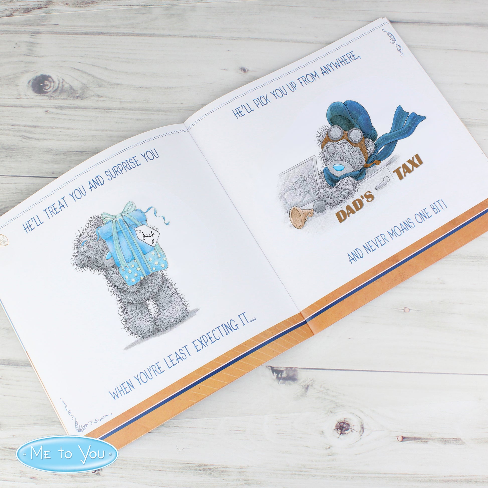Personalised Me to You For Him Super Hero Poem Book - MK&JD Gifts