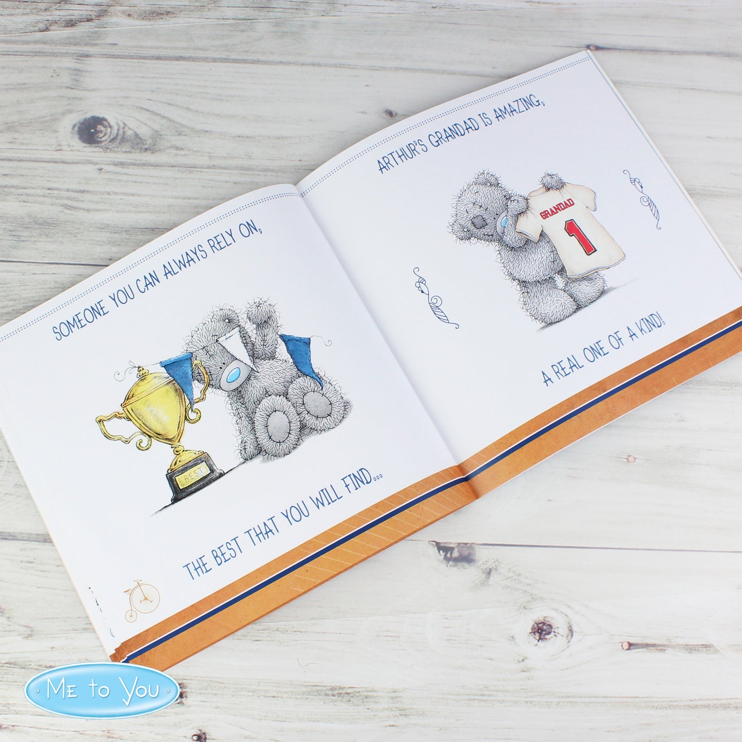 Personalised Me to You For Him Super Hero Poem Book - MK&JD Gifts