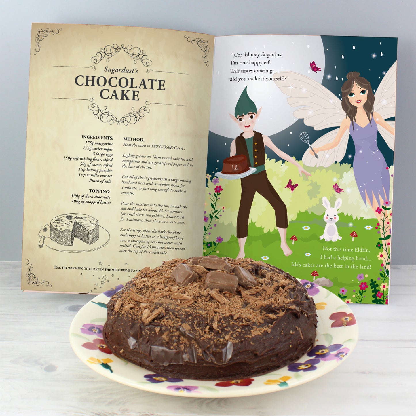 Personalised Fairy Baking Adventure Book - MK&JD Gifts