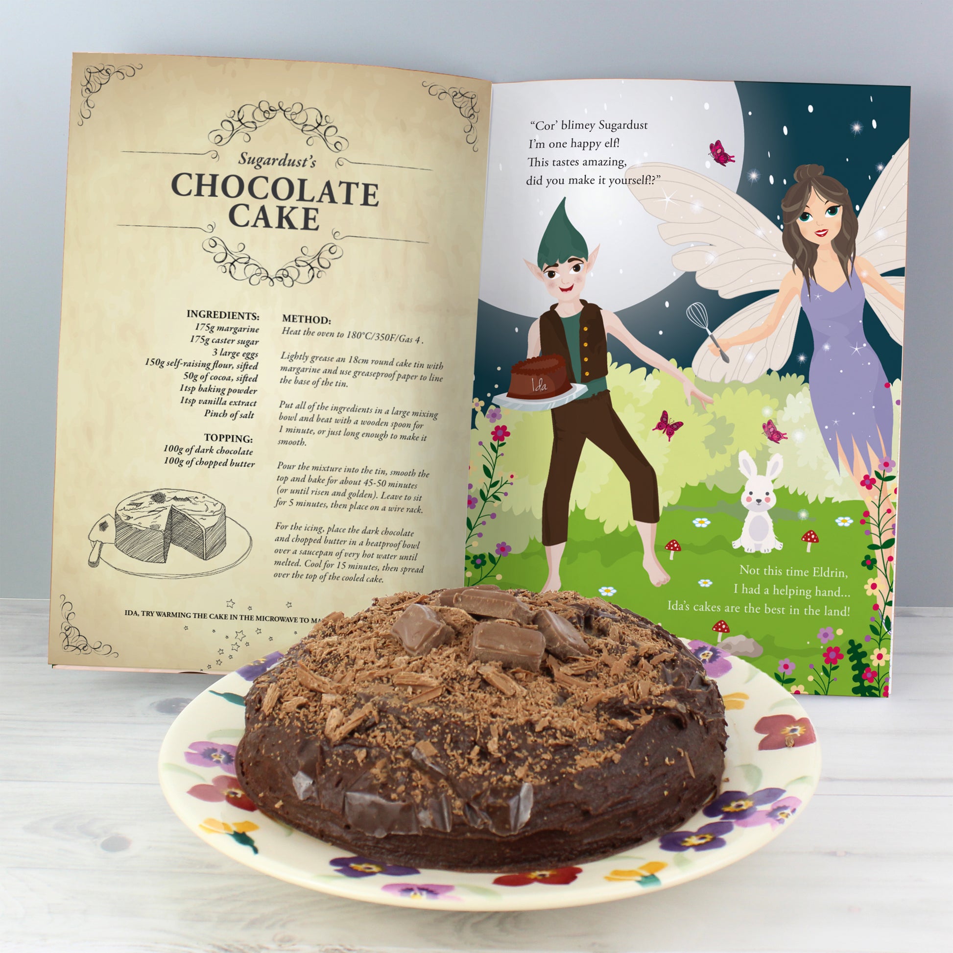 Personalised Fairy Baking Adventure Book - MK&JD Gifts