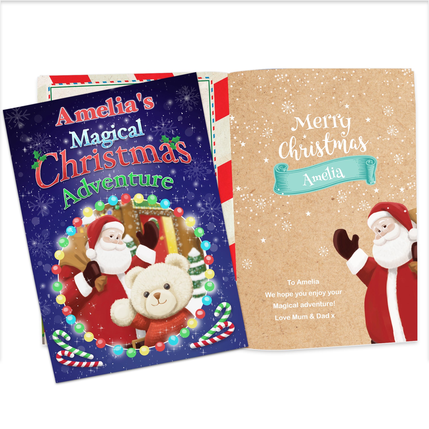 Personalised Magical Christmas Adventure Story Book - MK&JD Gifts