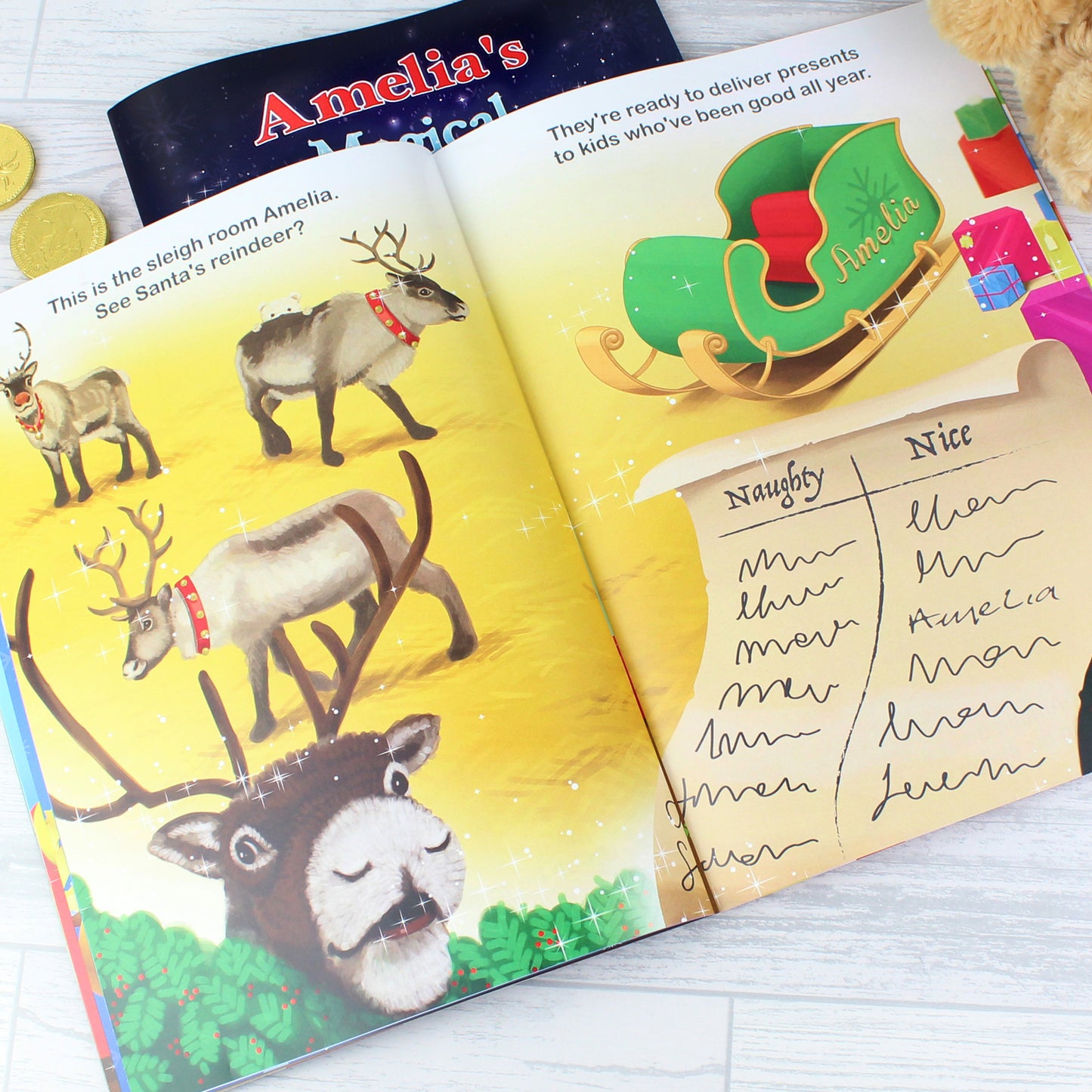 Personalised Magical Christmas Adventure Story Book - MK&JD Gifts