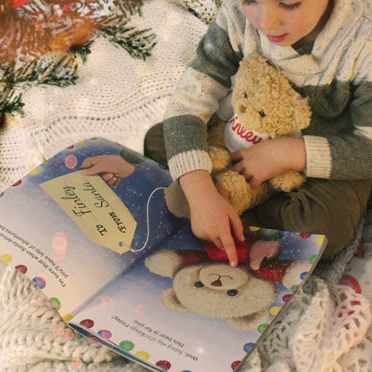 Personalised Magical Christmas Adventure Story Book and Personalised Teddy Bear - MK&JD Gifts