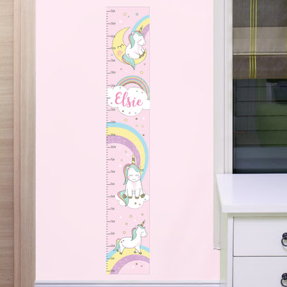 Personalised Baby Unicorn Height Chart - MK&JD Gifts