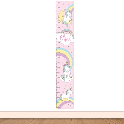 Personalised Baby Unicorn Height Chart - MK&JD Gifts