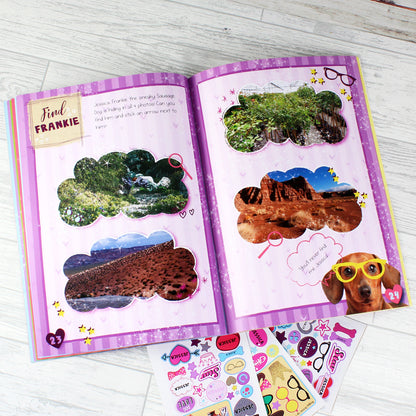 Personalised Rachael Hale Adorable Animals Activity Book With Stickers - MK&JD Gifts