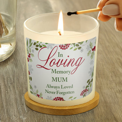 Personalised In Loving Memory Scented Jar Candle - MK&JD Gifts