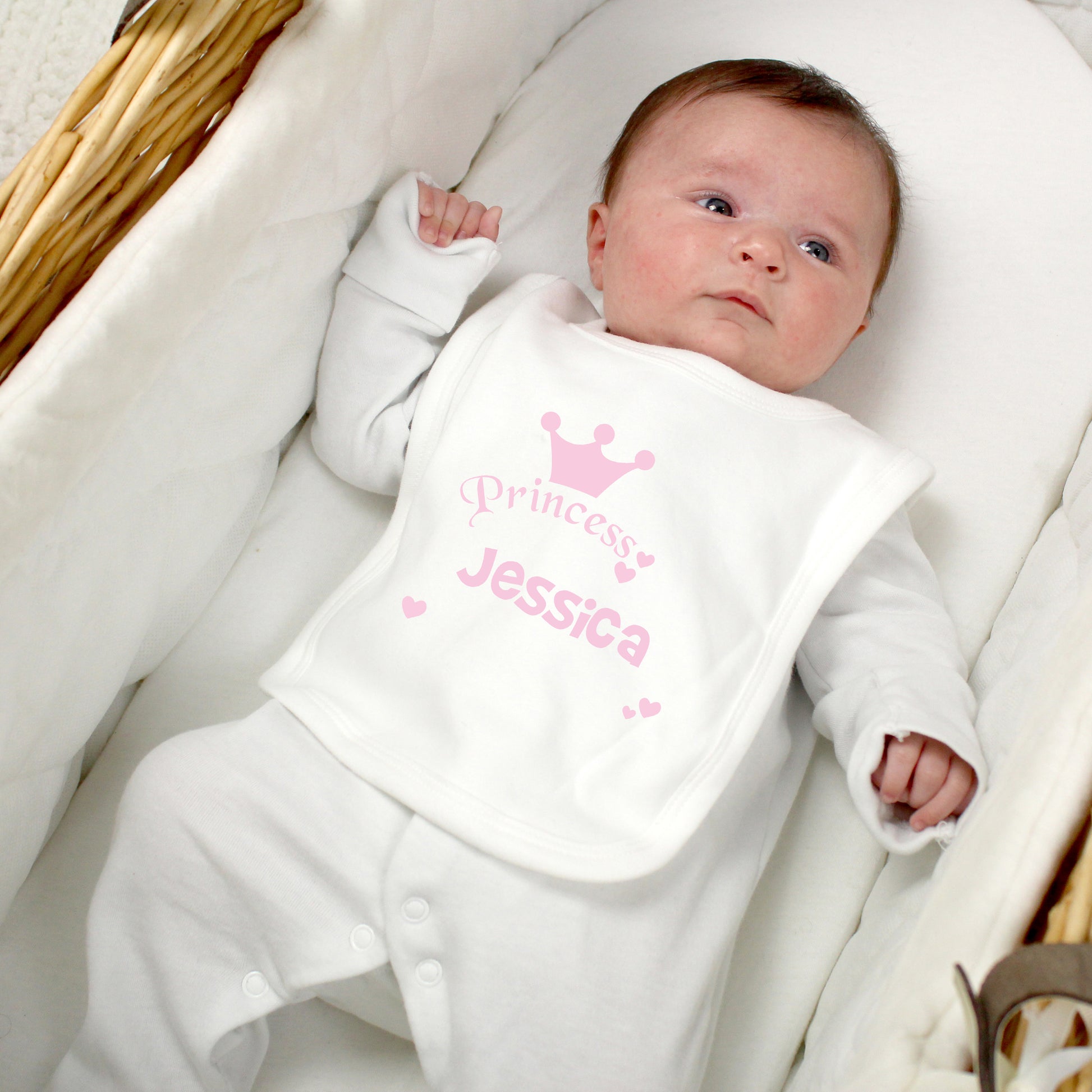 Personalised Princess Bib - MK&JD Gifts