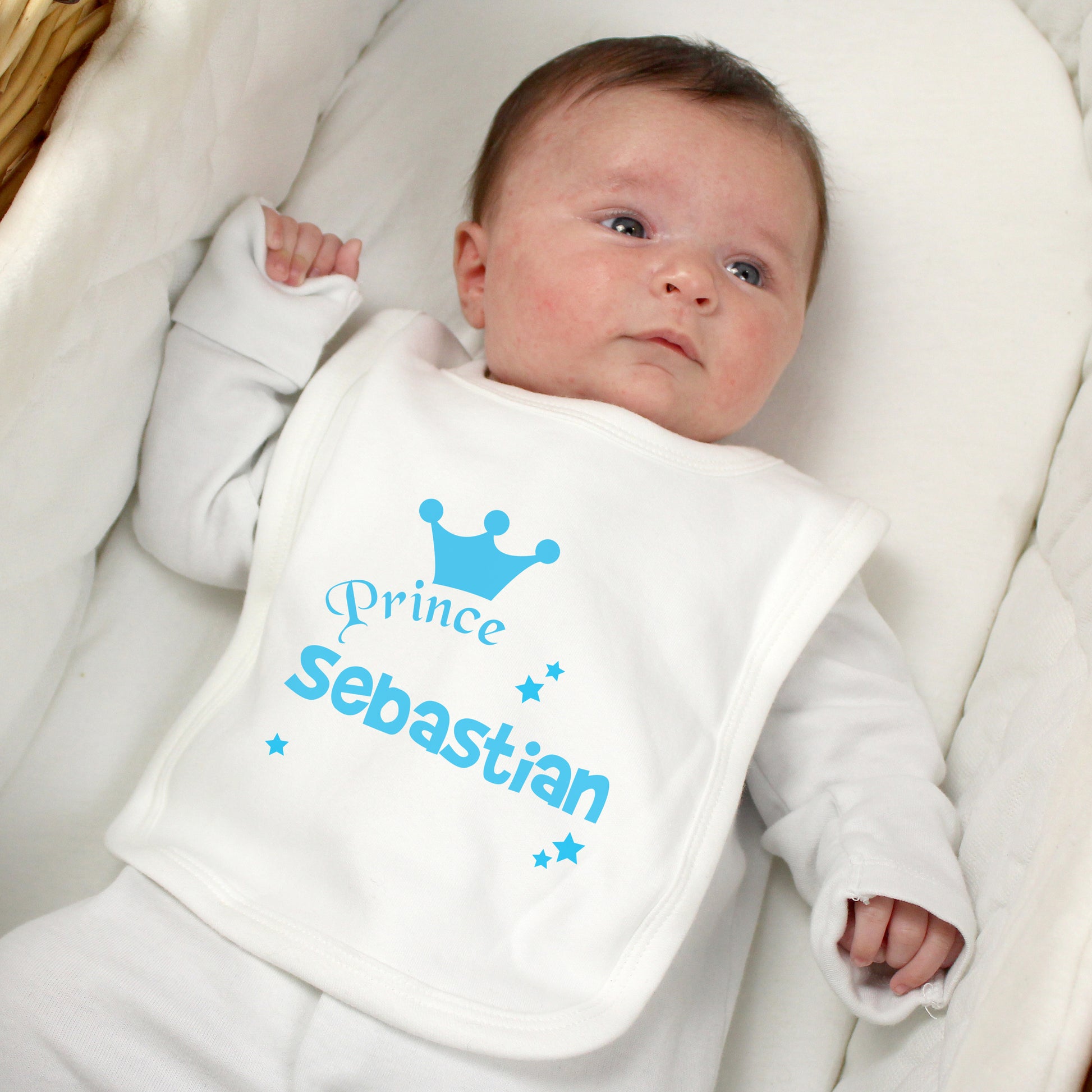 Personalised Prince Bib - MK&JD Gifts