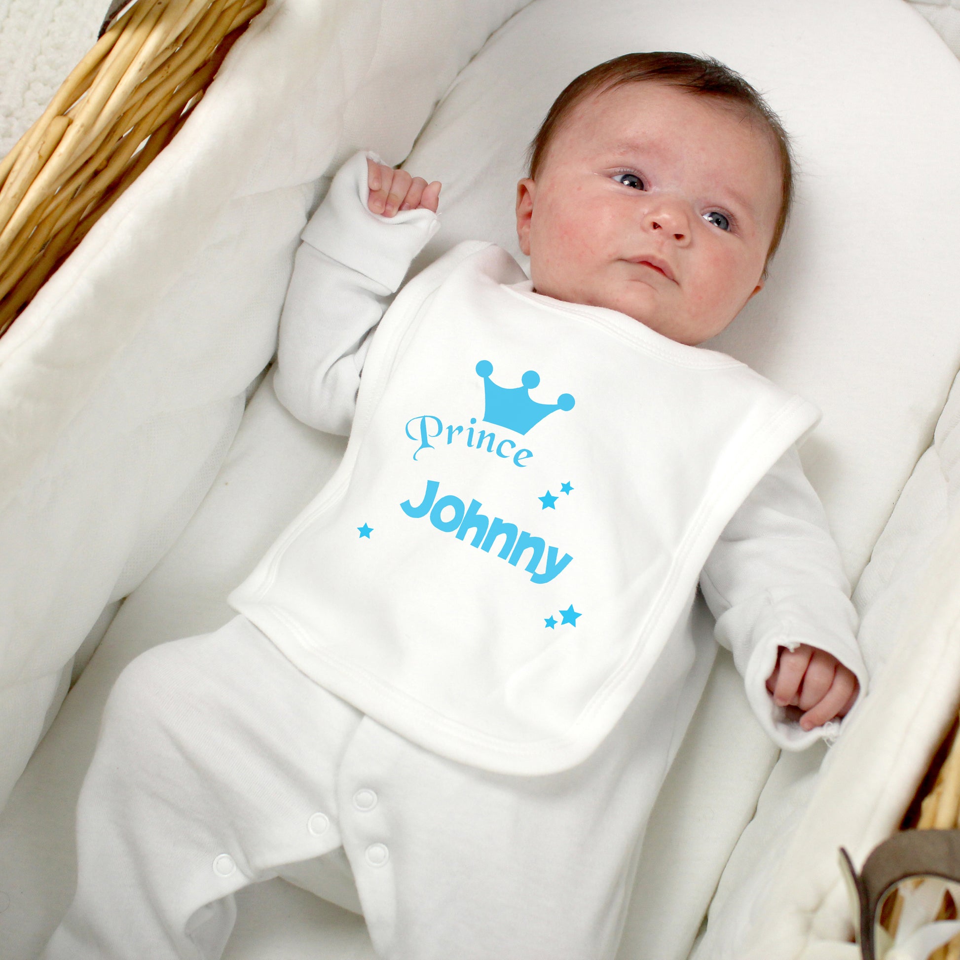 Personalised Prince Bib - MK&JD Gifts
