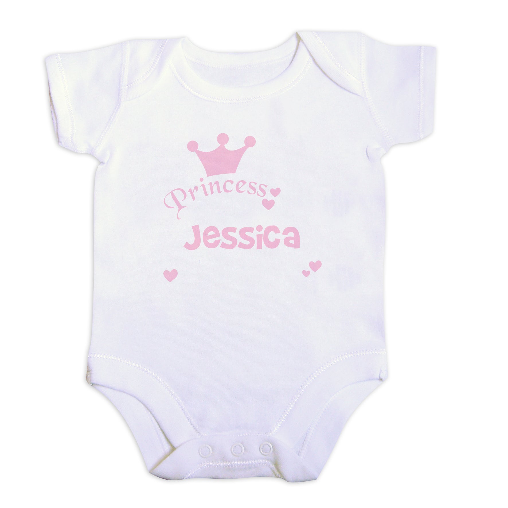 Personalised Princess Baby Vest - MK&JD Gifts