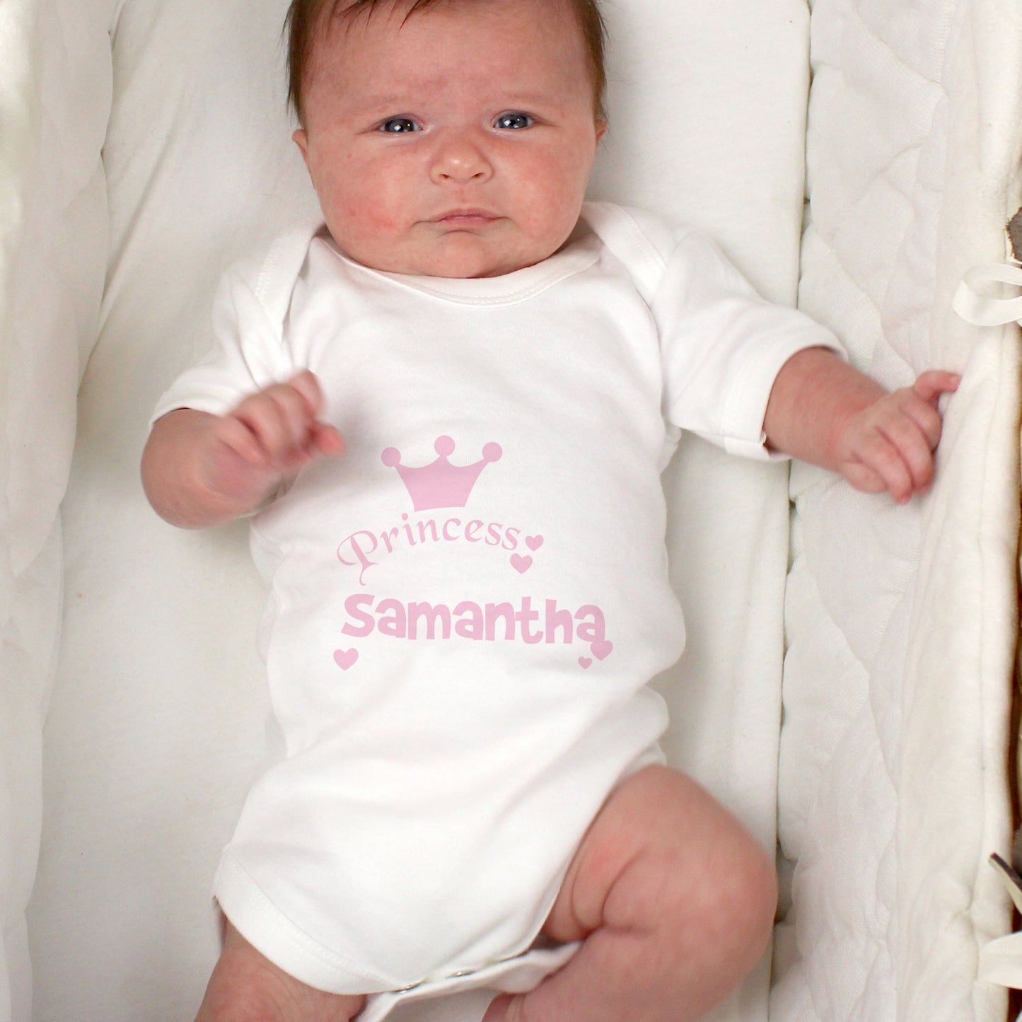 Personalised Princess Baby Vest - MK&JD Gifts