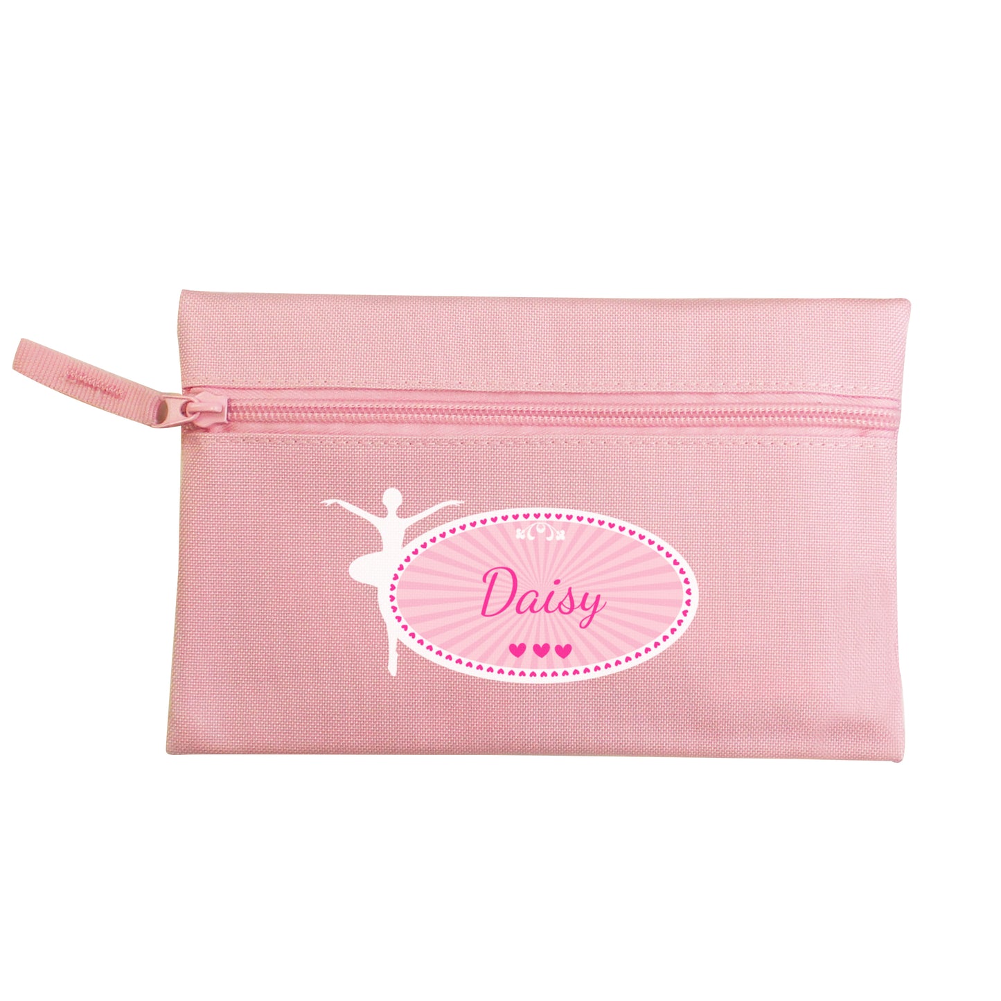 Personalised Ballerina Pink Pencil Case - MK&JD Gifts