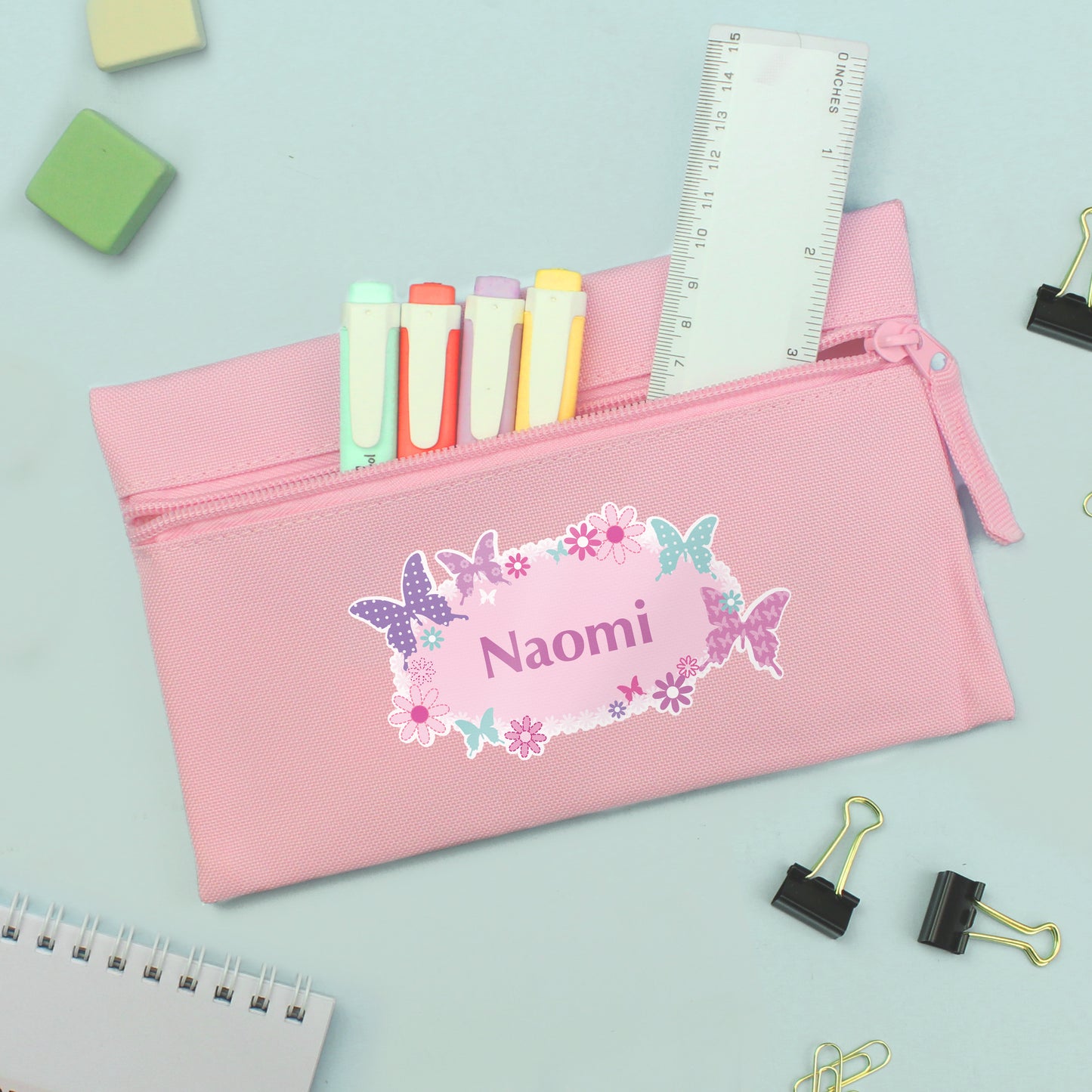 Personalised Butterfly Pencil Case - MK&JD Gifts
