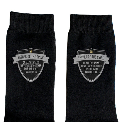Personalised Classic Shield Men's Socks - MK&JD Gifts