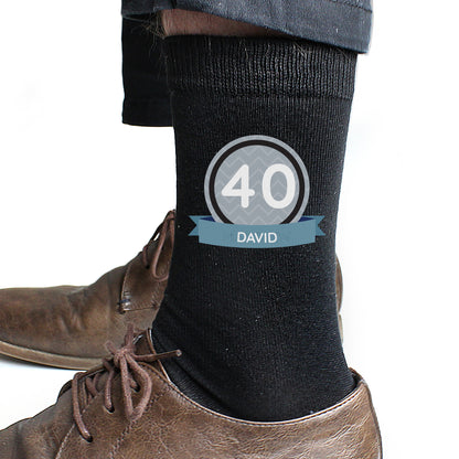 Personalised Birthday Men's Socks - MK&JD Gifts