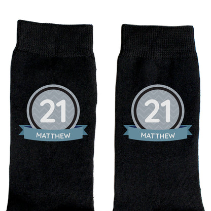 Personalised Birthday Men's Socks - MK&JD Gifts