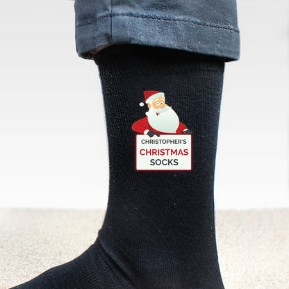 Personalised Santa Claus Christmas Socks - MK&JD Gifts
