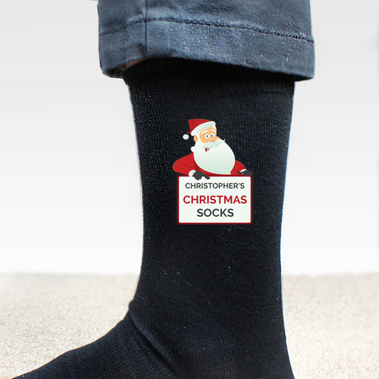 Personalised Santa Claus Christmas Socks - MK&JD Gifts