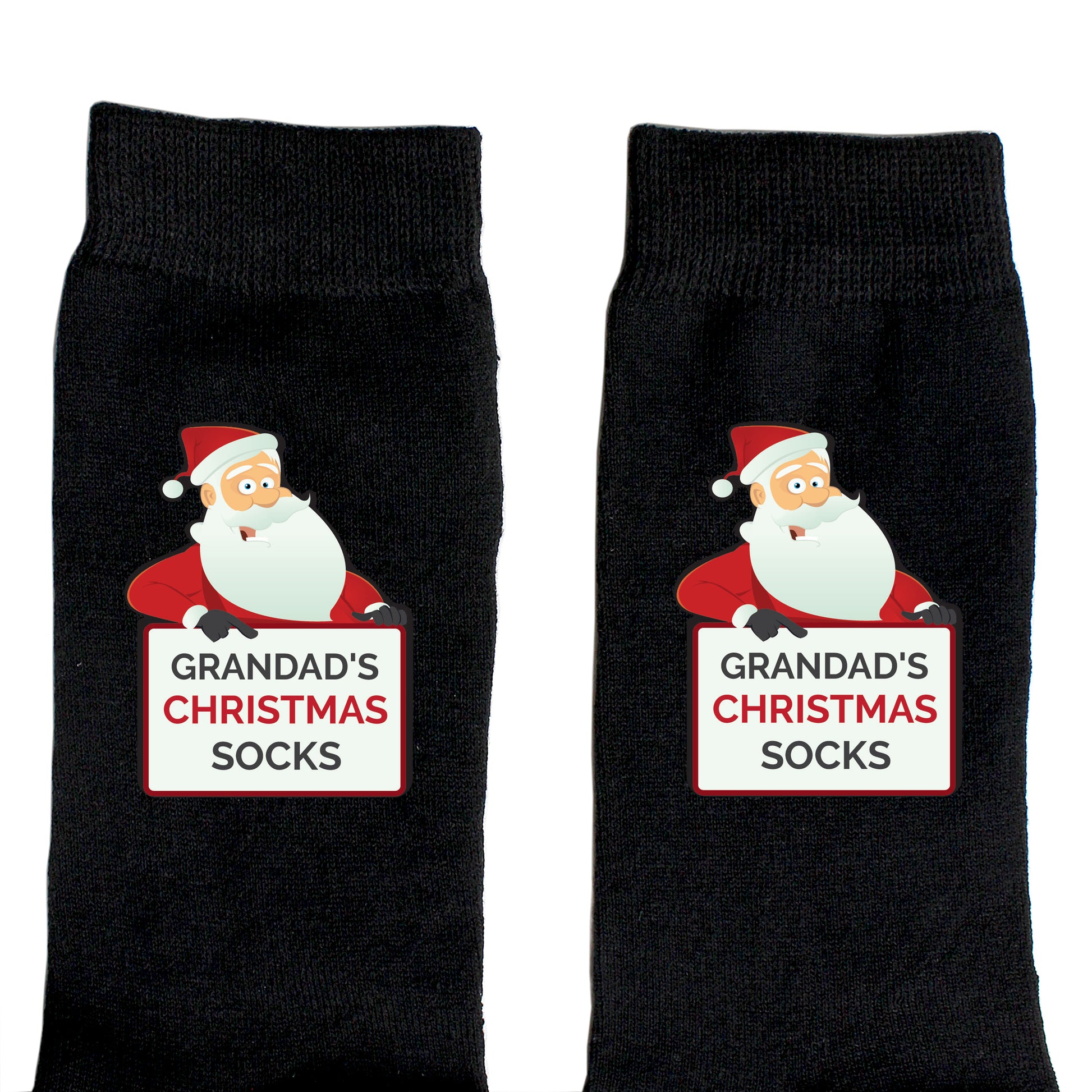 Personalised Santa Claus Christmas Socks - MK&JD Gifts