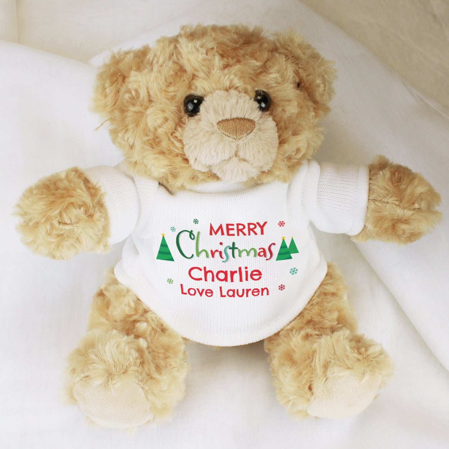 Personalised Merry Christmas Teddy Bear - MK&JD Gifts