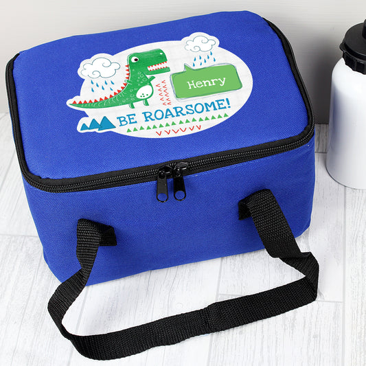 Personalised 'Be Roarsome' Dinosaur Lunch Bag - MK&JD Gifts