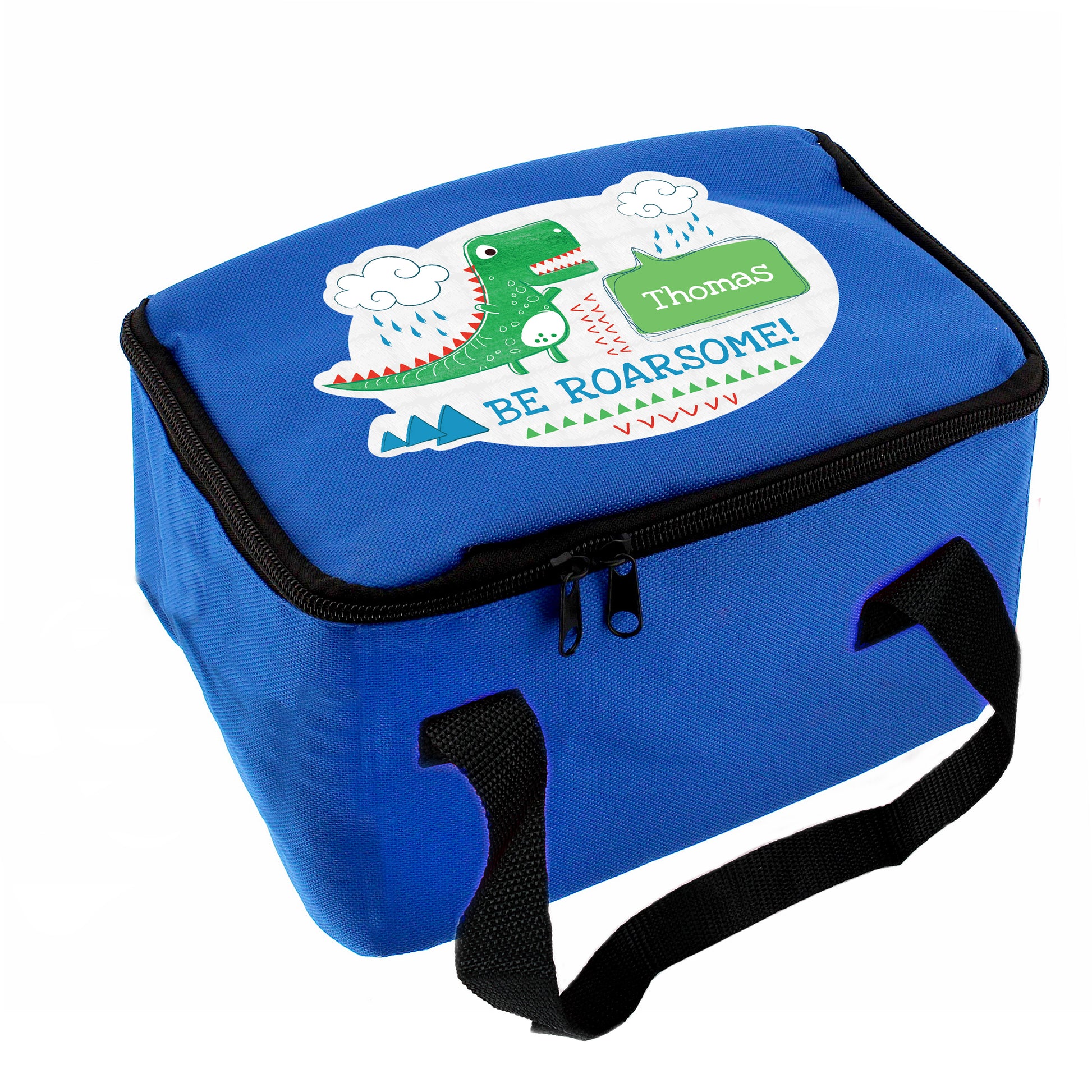 Personalised 'Be Roarsome' Dinosaur Lunch Bag - MK&JD Gifts