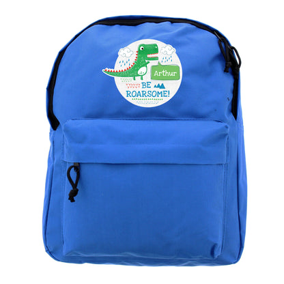 Personalised 'Be Roarsome' Dinosaur Backpack - MK&JD Gifts