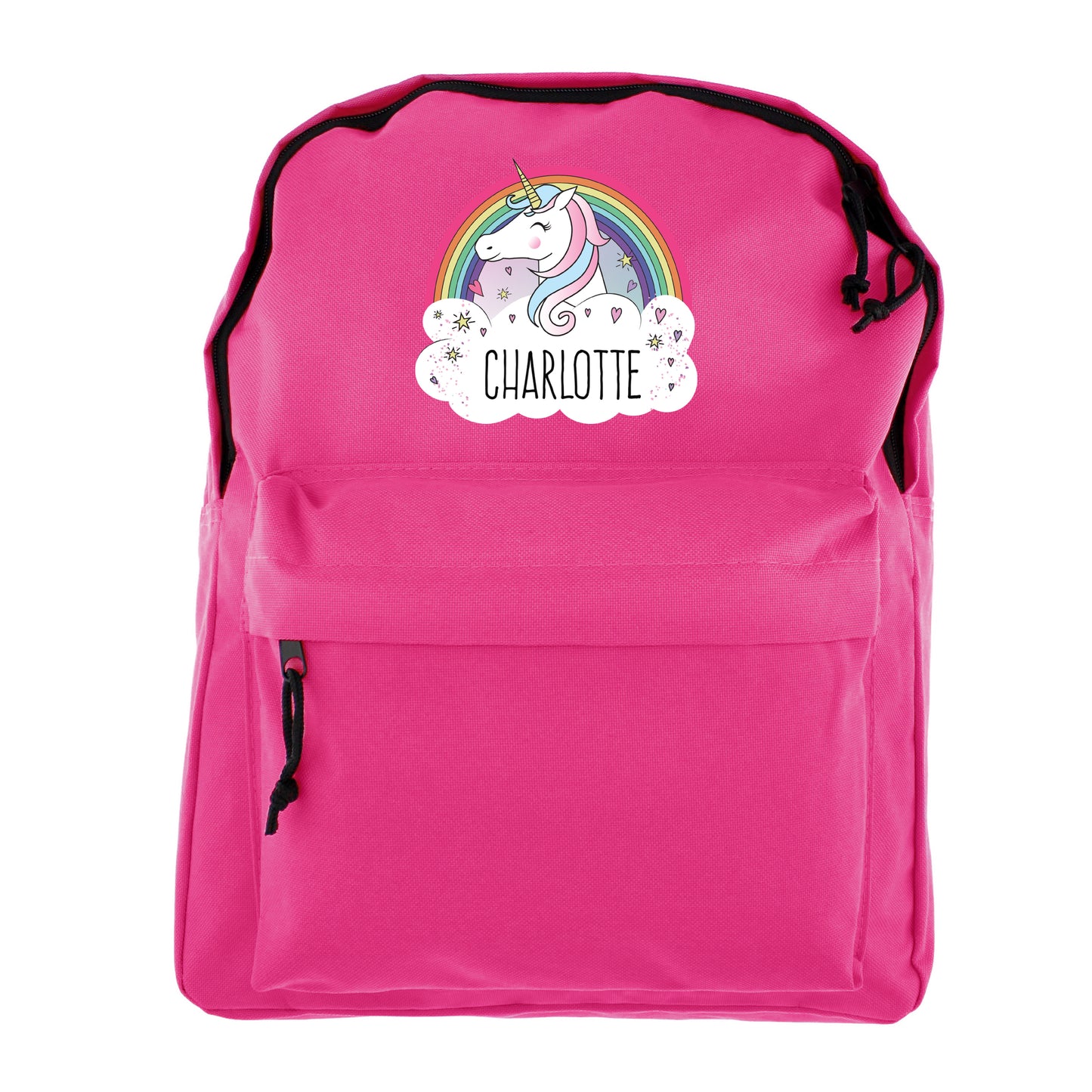 Personalised Unicorn Pink Backpack - MK&JD Gifts