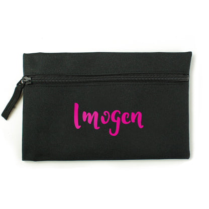 Personalised Pink Name Pencil Case - MK&JD Gifts