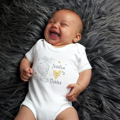 Personalised Tiny Tatty Teddy I Heart 0-3 Months Baby Vest - MK&JD Gifts