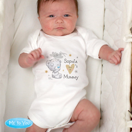 Personalised Tiny Tatty Teddy I Heart 0-3 Months Baby Vest - MK&JD Gifts