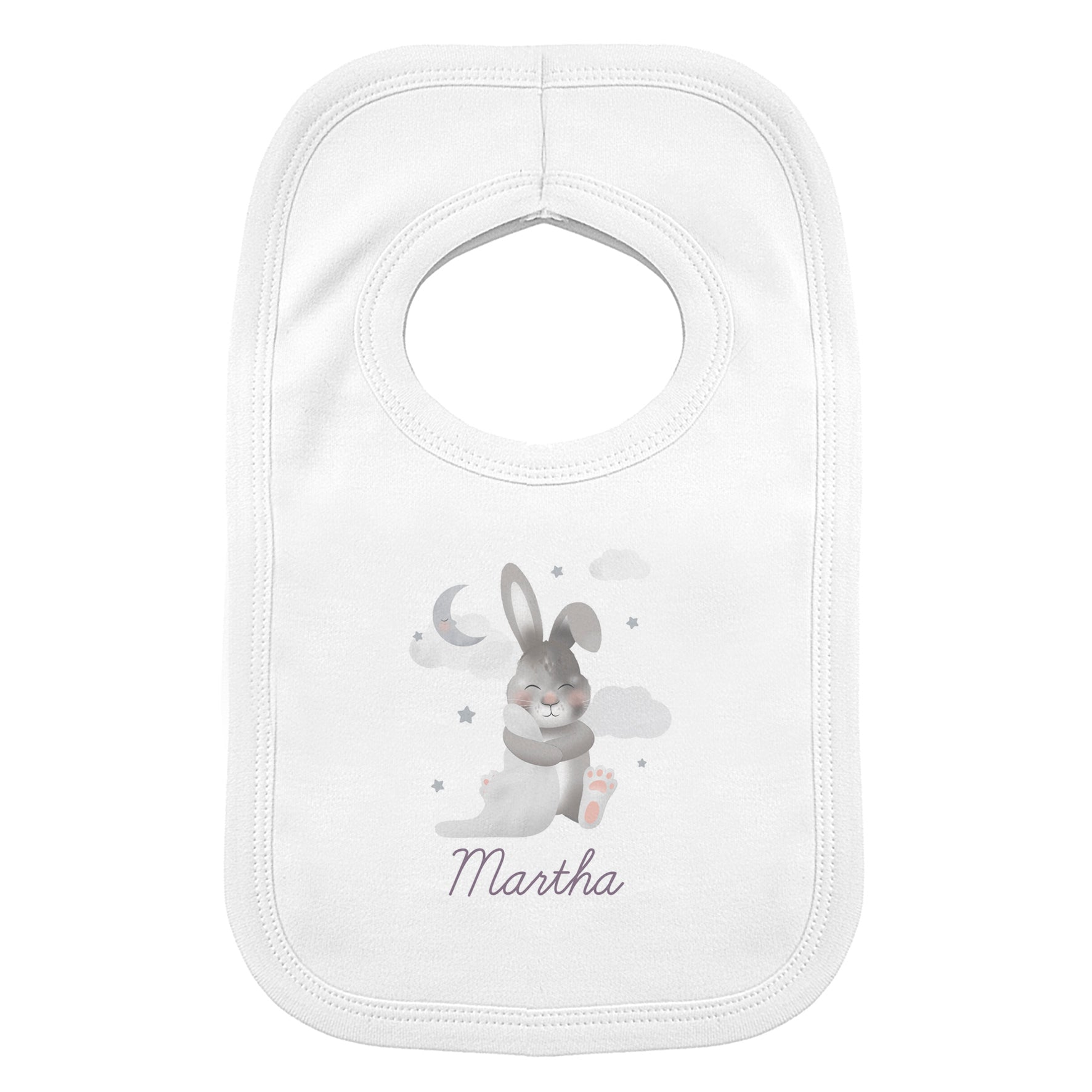 Personalised Baby Bunny Bib - MK&JD Gifts