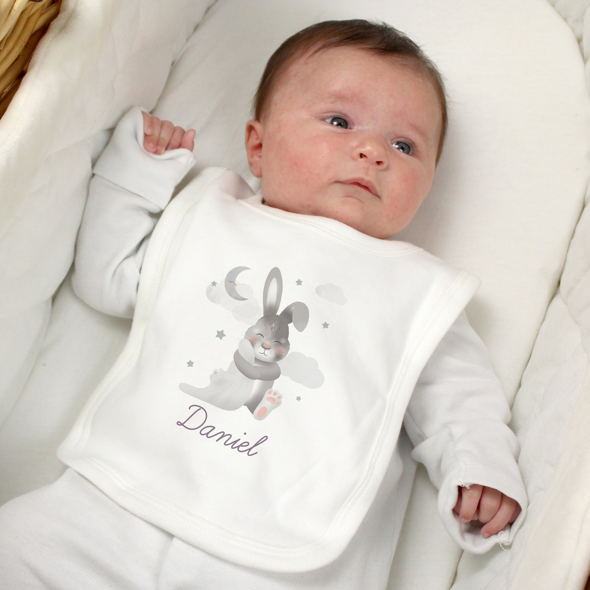 Personalised Baby Bunny Bib - MK&JD Gifts