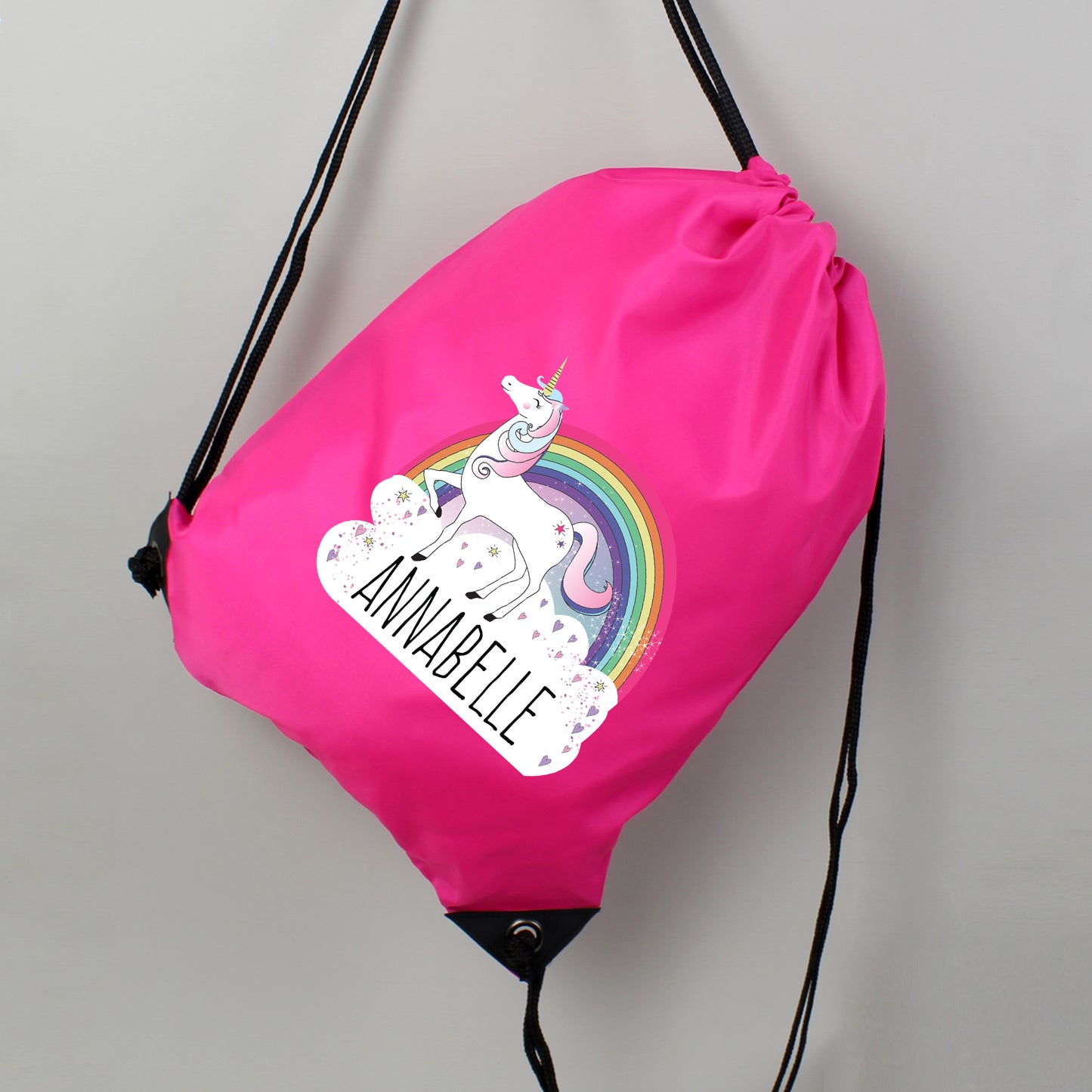 Personalised Unicorn Pink Kit Bag - MK&JD Gifts