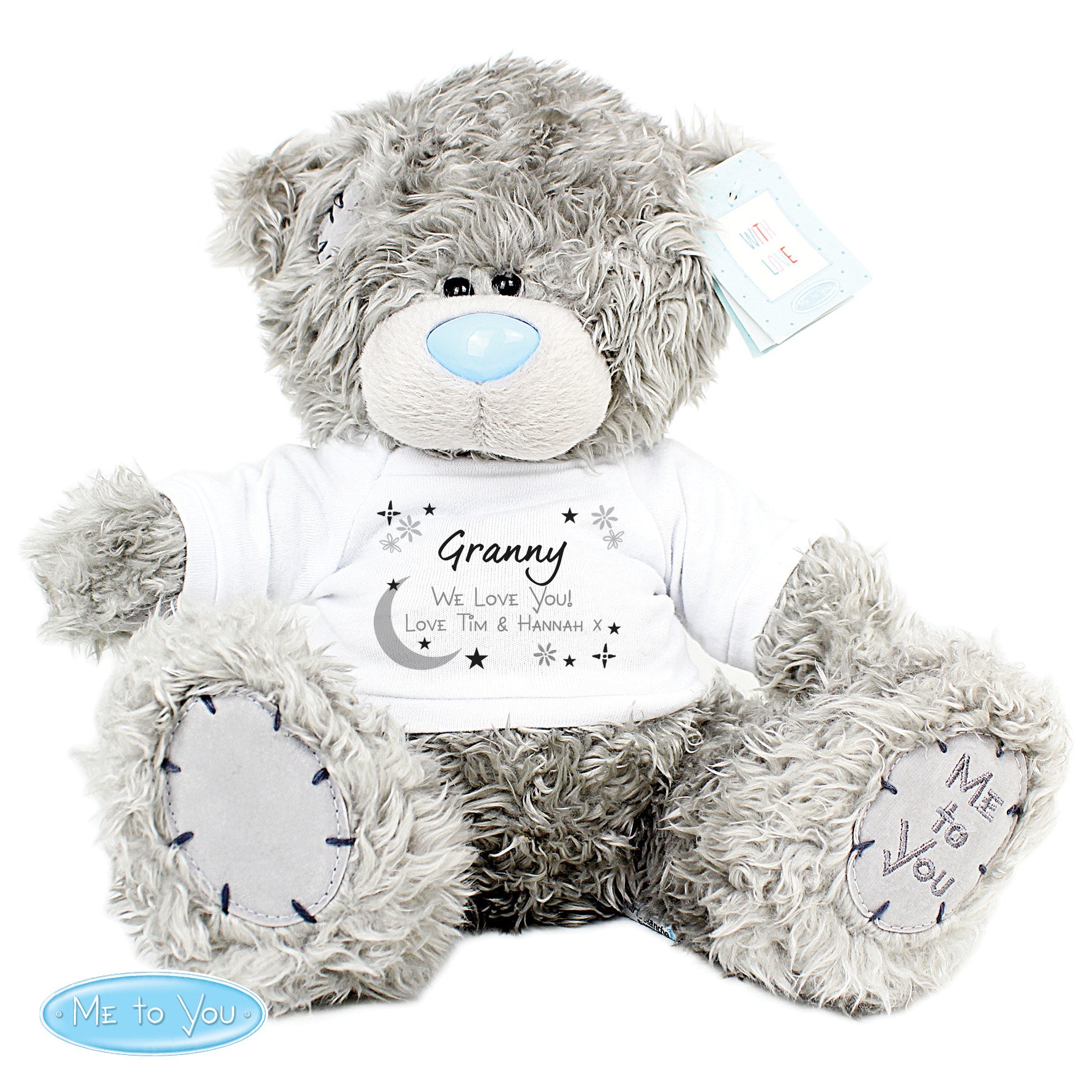 Personalised Moon & Stars Me To You Bear - MK&JD Gifts