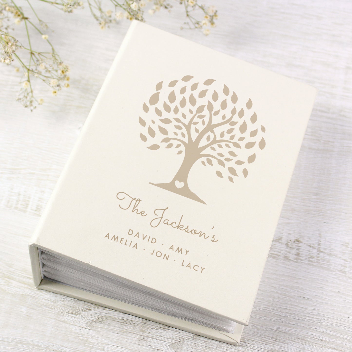 Personalised Family Tree 6x4 Photo Album with Sleeves - MK&JD Gifts